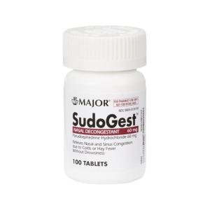 Major Pharmaceuticals Sudogest Tb 60 Mg