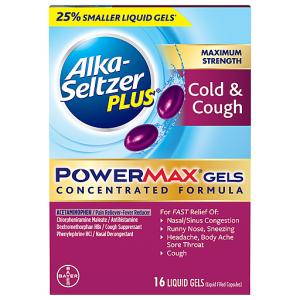 Alka-Seltzer Plus Cold & Cough, Maximum Strength, Liquid Gels