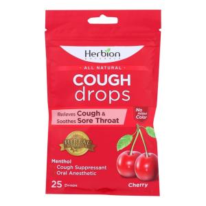 Herbion Naturals Cough Drops Cherry - 1 Each