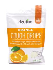 Herbion Naturals Cough Drops, Orange