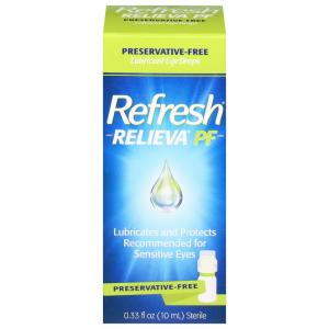 Refresh Relieva PF, Lubricant Eye Drops, 0.33 Fl Oz