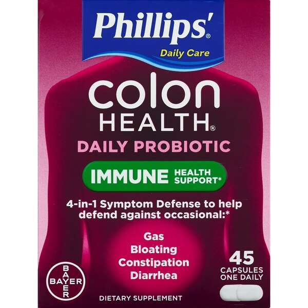 Phillips' Colon Health Probiotic Supplement Capsules, 45CT