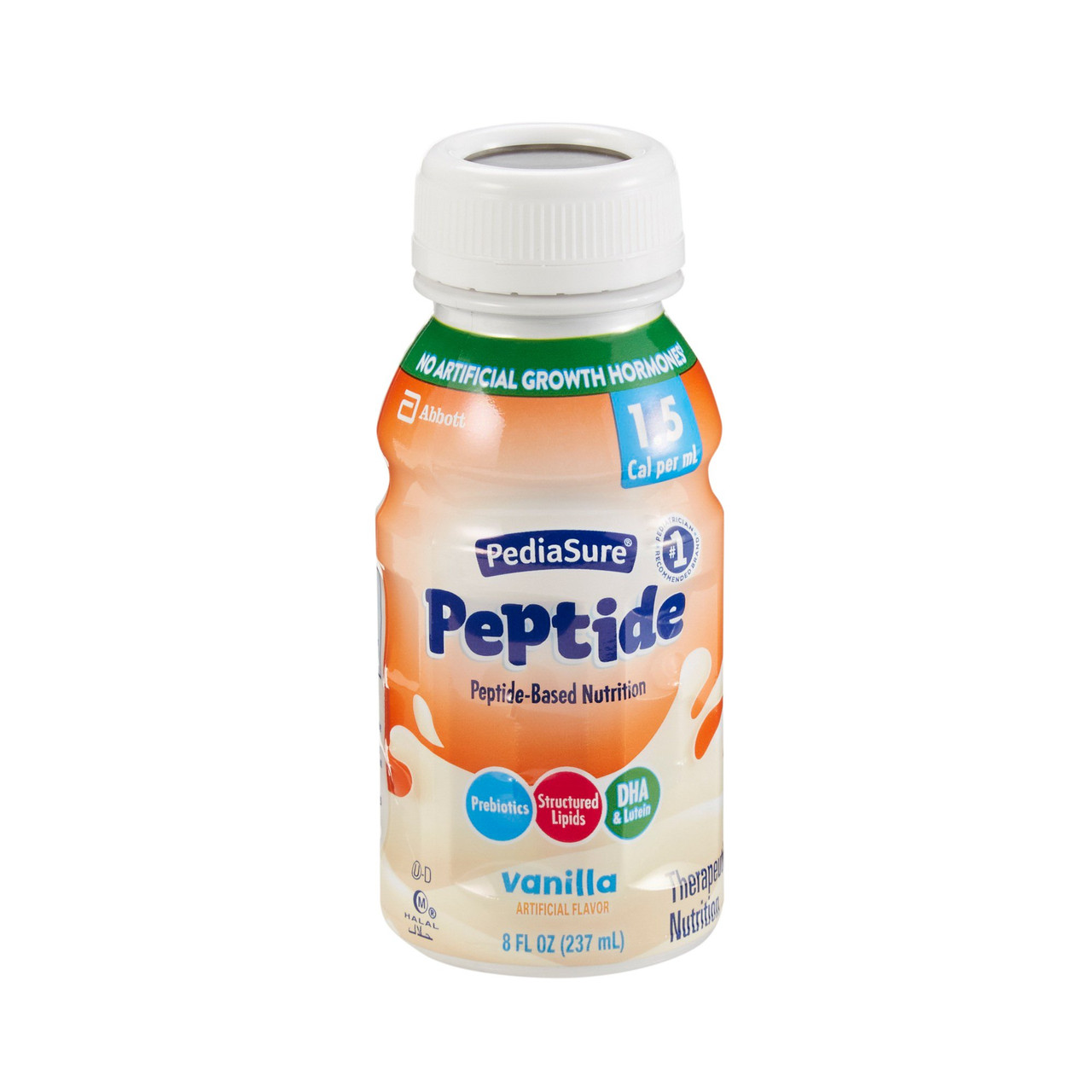 Abbott Nutrition PediaSure Peptide 1.5 Cal Vanilla Pediatric Oral Supplement, 8-ounce Bottle