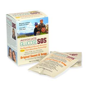 Advocate Glucose SOS Instant Dissolve Powder, Original Sweet & Tangy 3.3 Oz