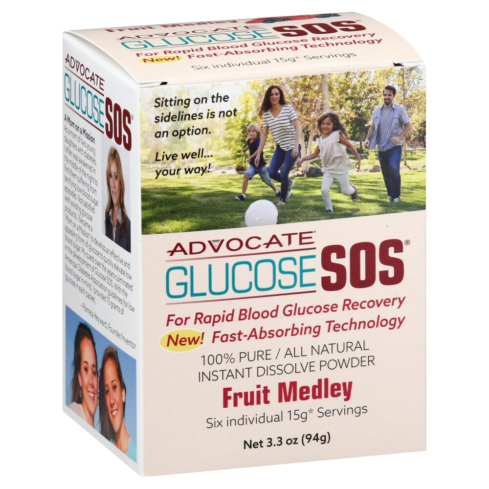 Advocate Glucose SOS Fruit Medley Instant Dissolve Powder