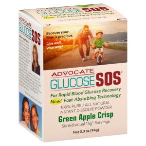 Advocate Glucose, Instant Dissolve Powder, Green Apple Cris