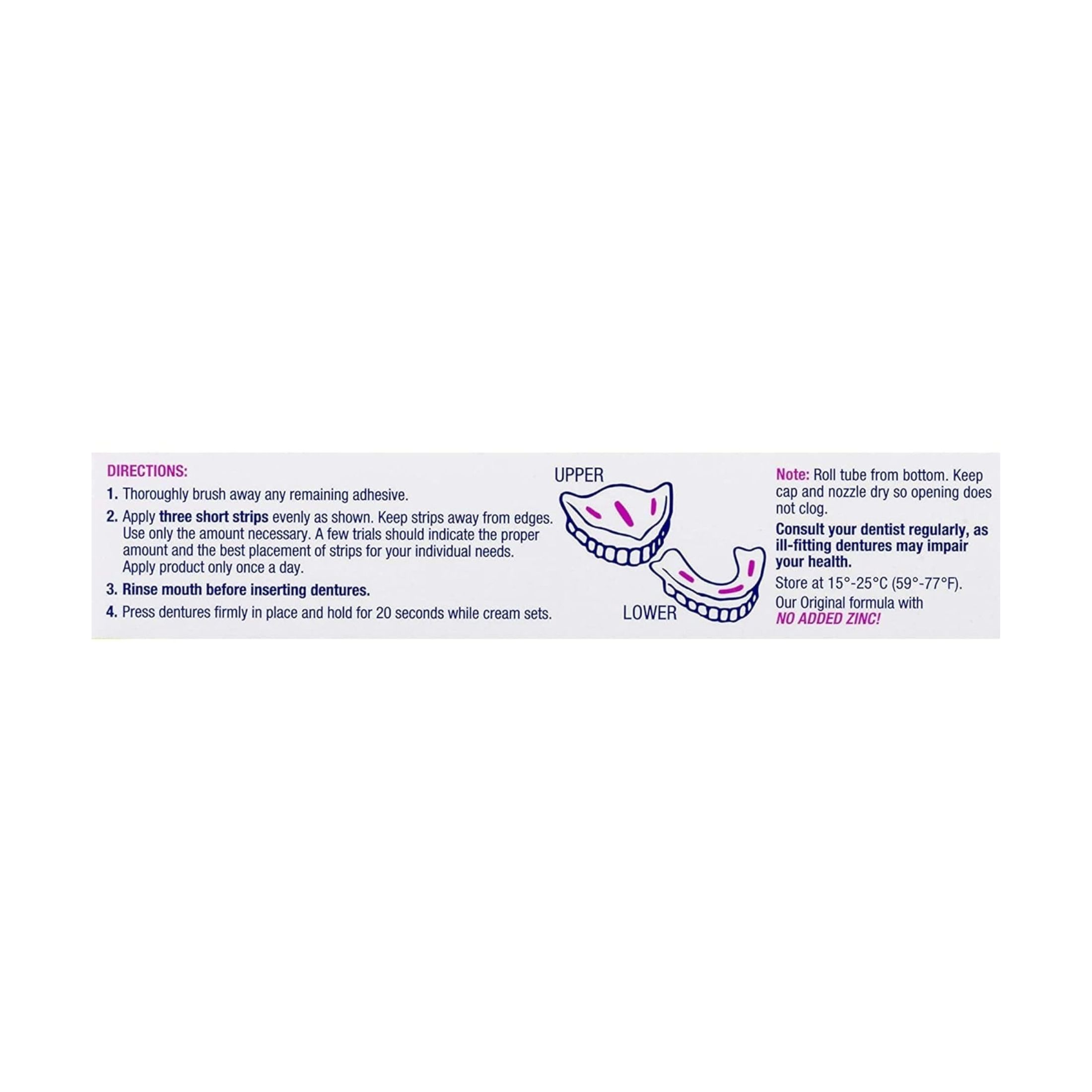 Effergrip Denture Adhesive Cream 1.5 Oz