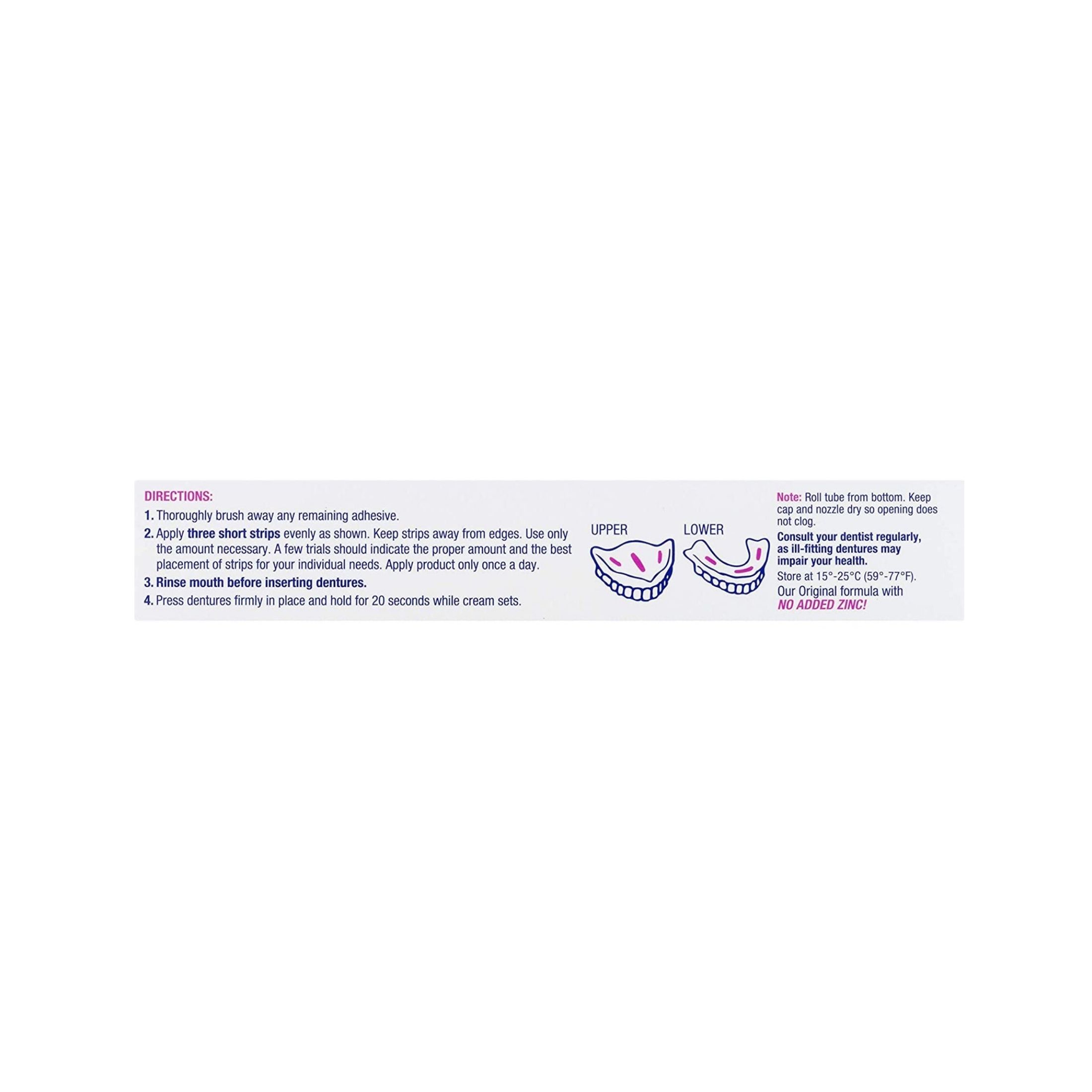 Effergrip Denture Adhesive Cream Extra Strong Holding Power
