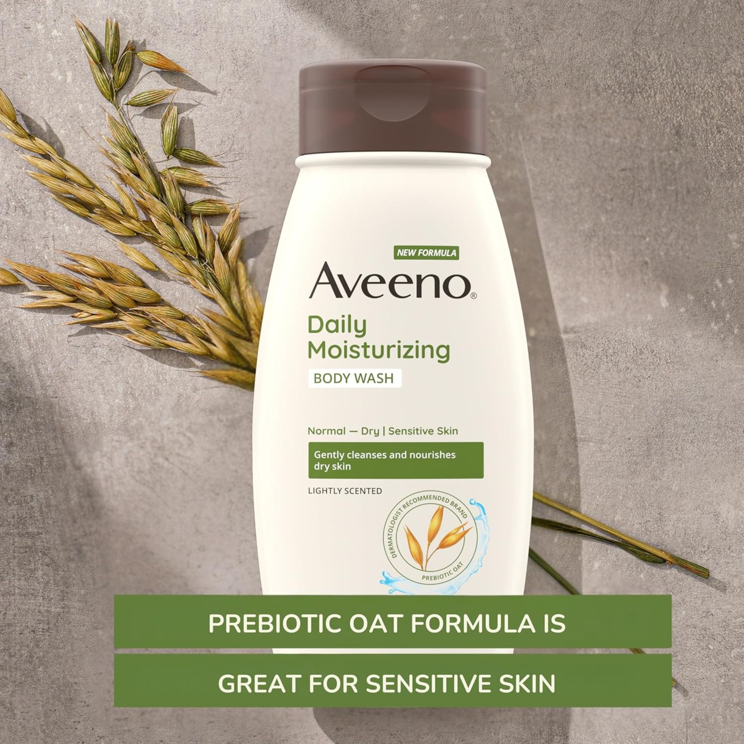 Aveeno Body Wash, Lightly Scented, Daily Moisturizing 12 Fl Oz