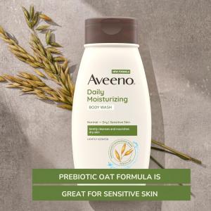 Aveeno Body Wash, Lightly Scented, Daily Moisturizing 12 Fl Oz