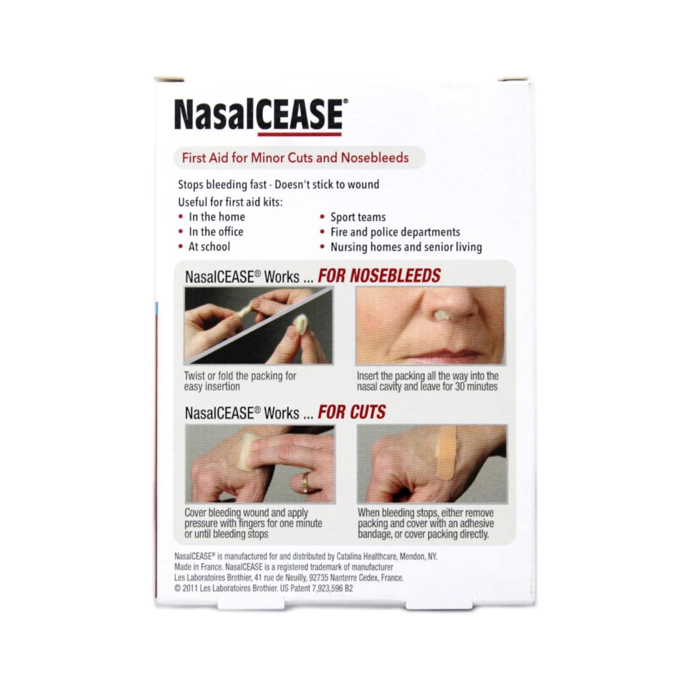 Nasalcease For Minor Nosebleeds,5ea