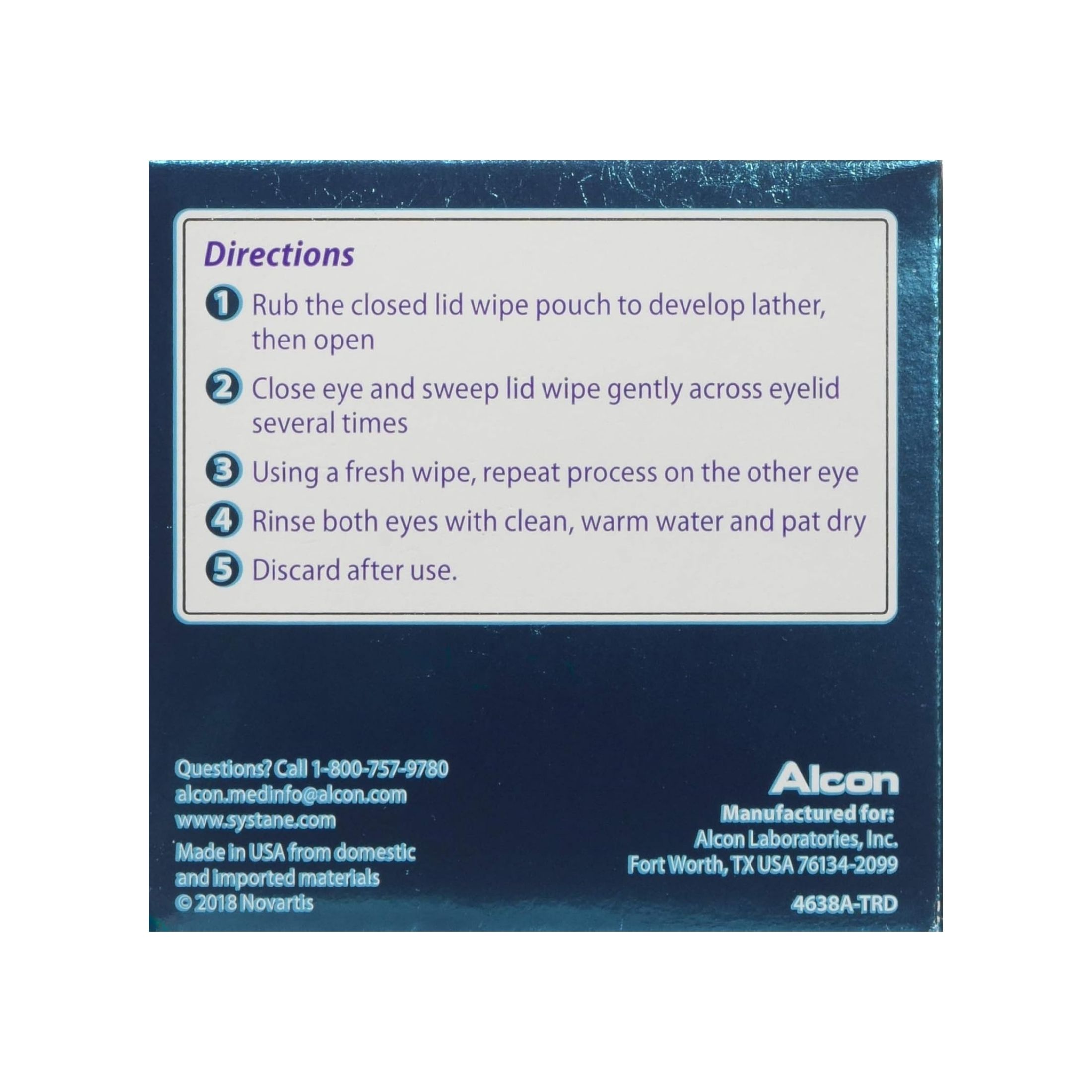 Systane Lid Wipes, Eyelid Cleansing Wipes