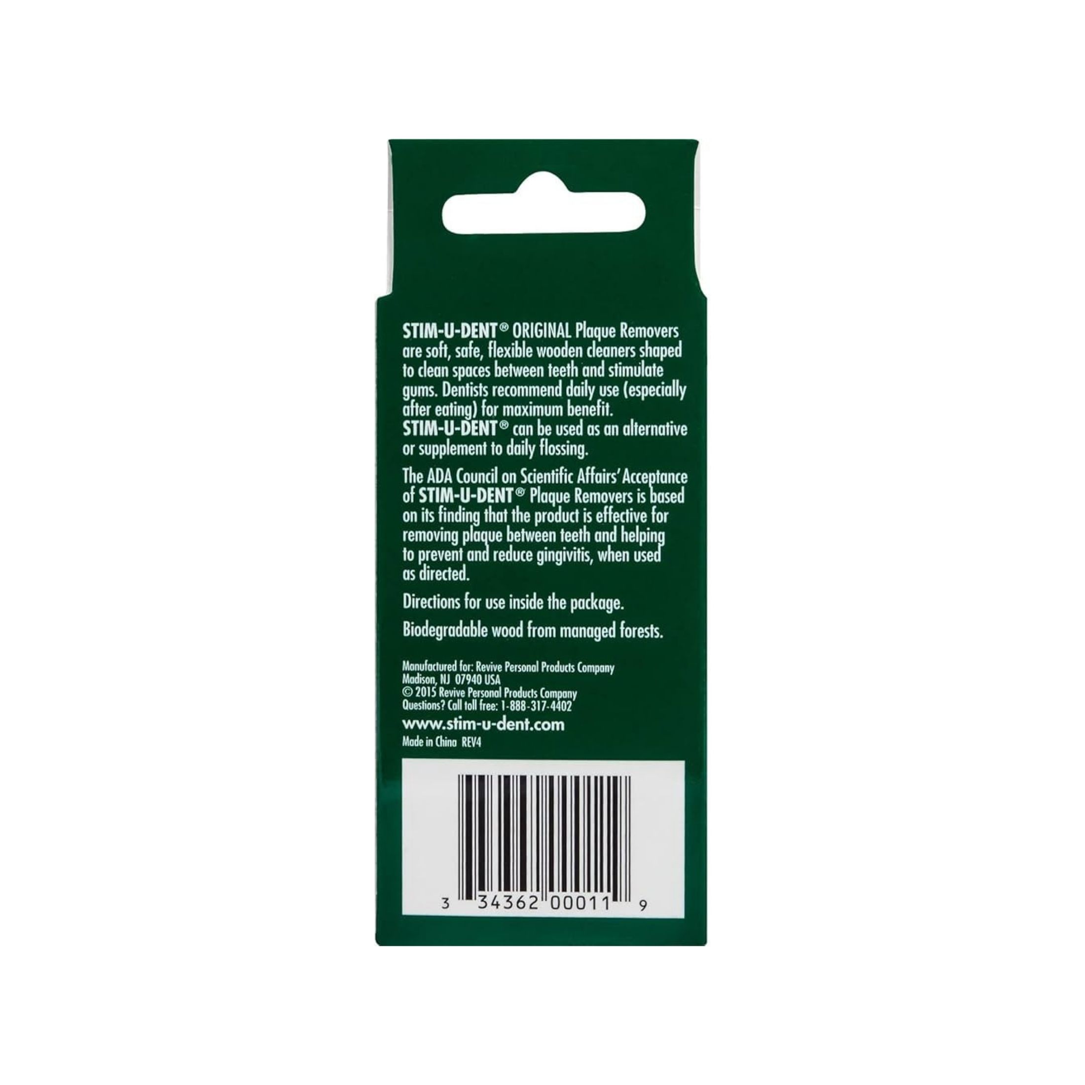Stim-u-dent Mint Tray 12x100 Count Case By NATURAL DENTIST
