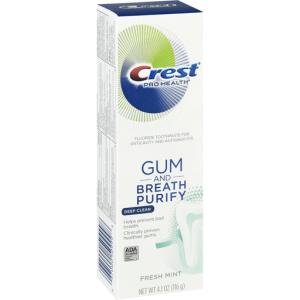 Crest Gum & Breath Purify Deep Clean Toothpaste Fresh Mint