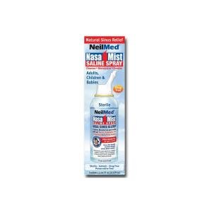 NeilMed Nasamist Isotonic Saline Spray For Allergy & Sinus, 75 Ml