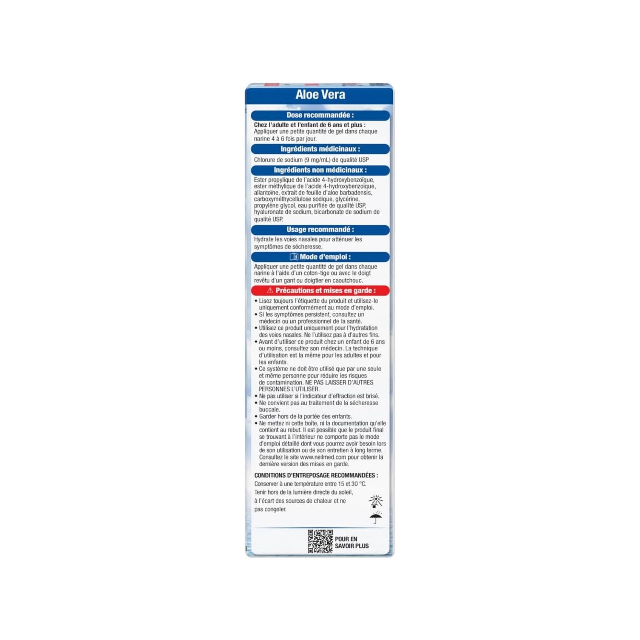 NeilMed Nasogel For Dry Noses, 1 Oz