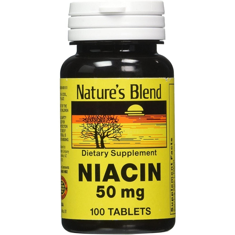Nature's Blend 51 Niacin 50 Mg