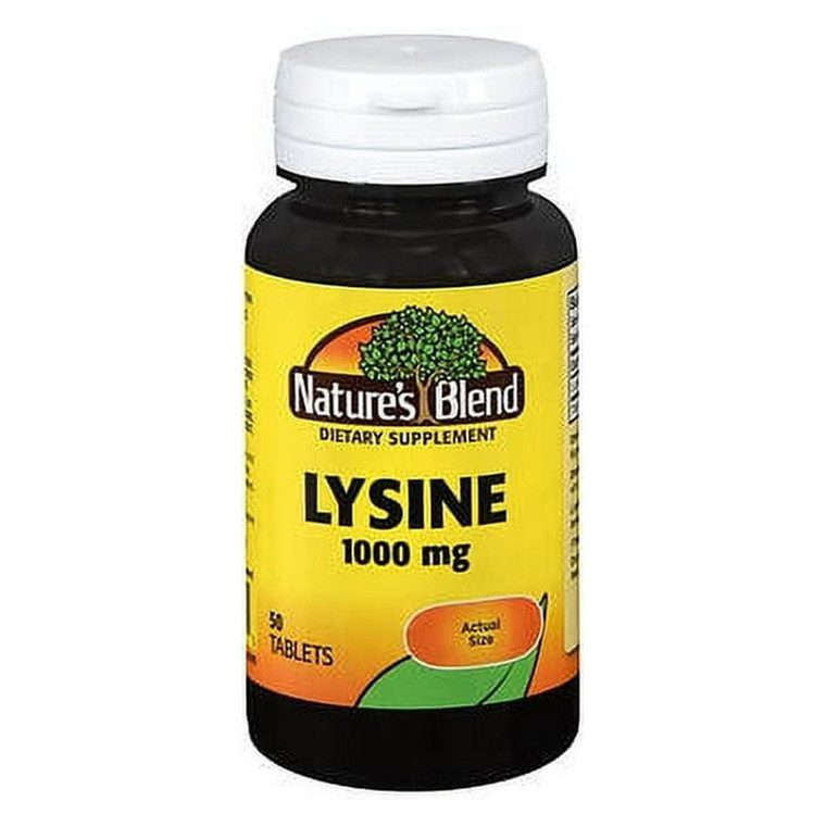 Nature's Blend Lysine, 1000 Mg, 50 Tabs