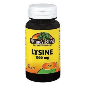 Nature's Blend Lysine, 1000 Mg, 50 Tabs