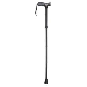 Carex Soft Grip Folding Cane, Black