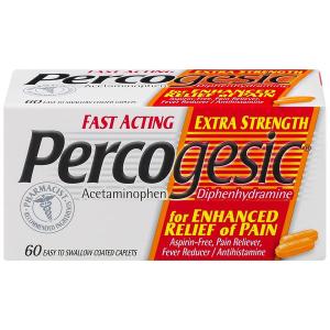 Percogesic Pain Reliever/Fever Reducer/Antihistamine Caplets