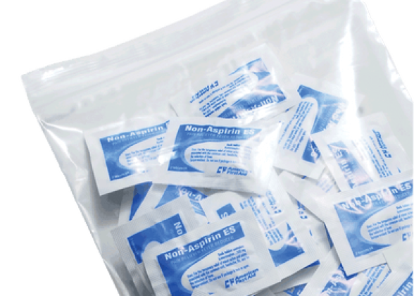 Clear Line Single Track Seal Top Bag, F40406