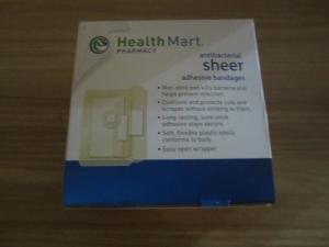 Health Mart Antibacterial Sheer Adhesive Bandages Assorted Sizes