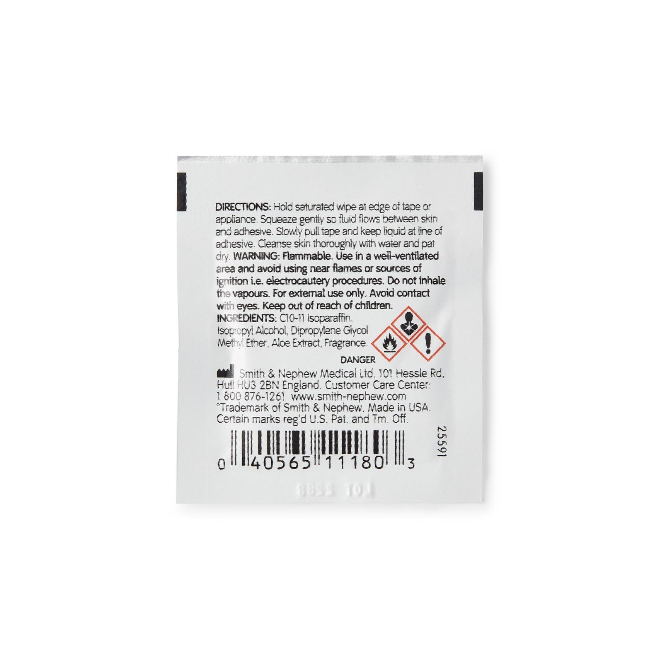 Smith & Nephew Uni-Solve Adhesive Remover Wipes [402300]