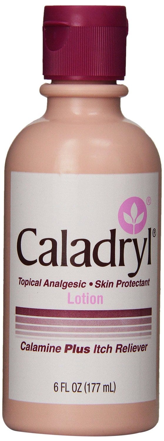 Caladryl Lotion, Topical Analgesic/Skin Protectant 6 Fl Oz