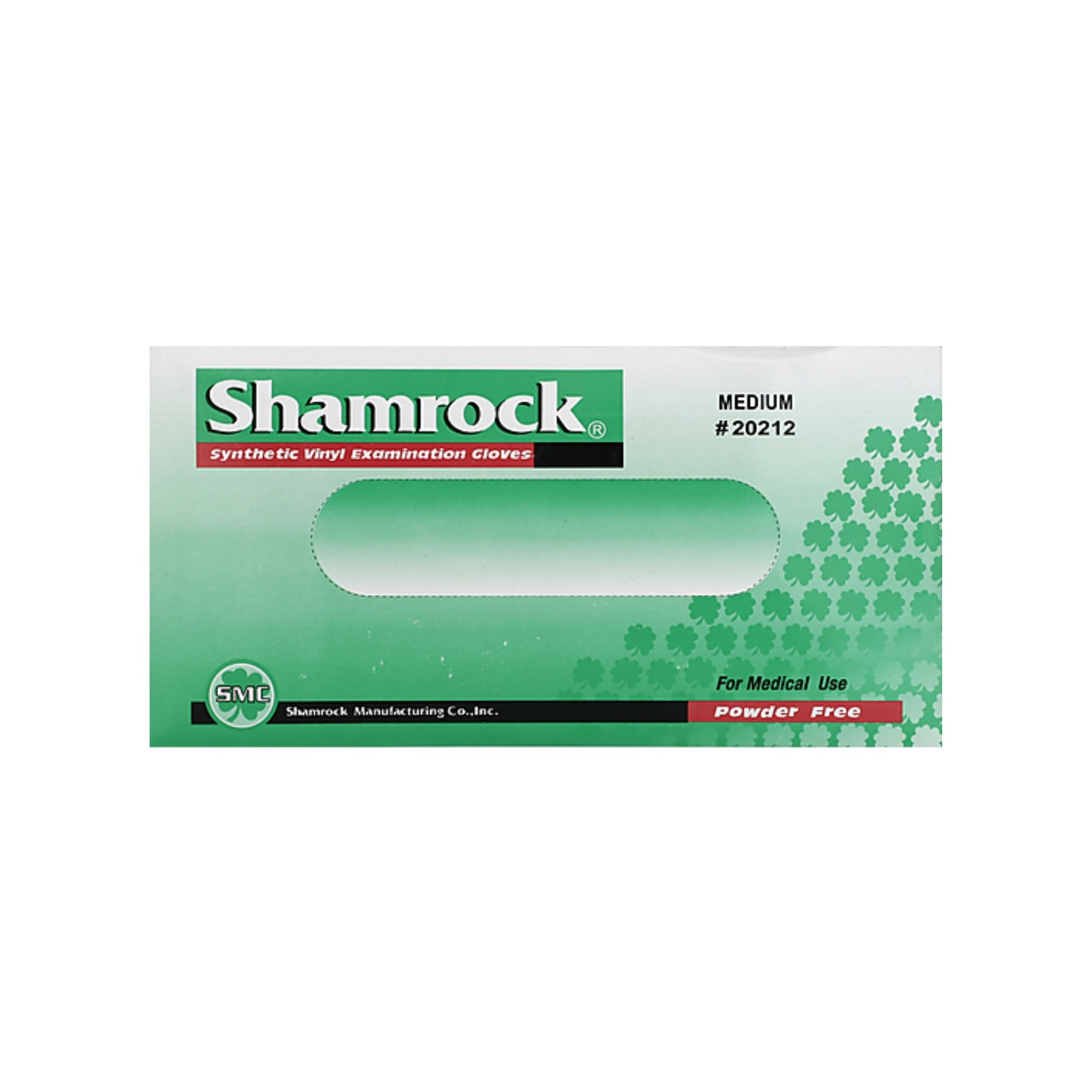 Shamrock 20213 Powder Free Clear Vinyl Large Examination Gloves