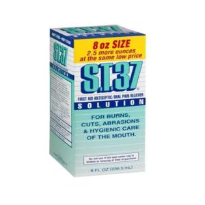 S.t. 37 First Aid Antiseptic & Oral Pain Reliever Solution, 8 Oz