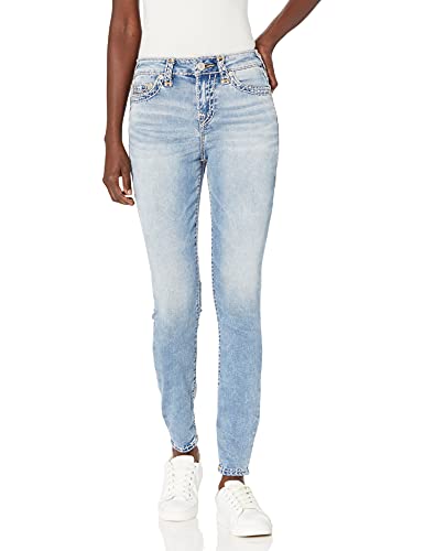 True Religion Women's Jennie Super T High Rise Curvy Skinny Fit Jean, Sun Blazed, 28