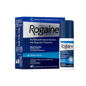 Rogaine Men's 5% Minoxidil Hair Regrowth Treatment Topical Solution - Extra Strength, 2 Fl Oz