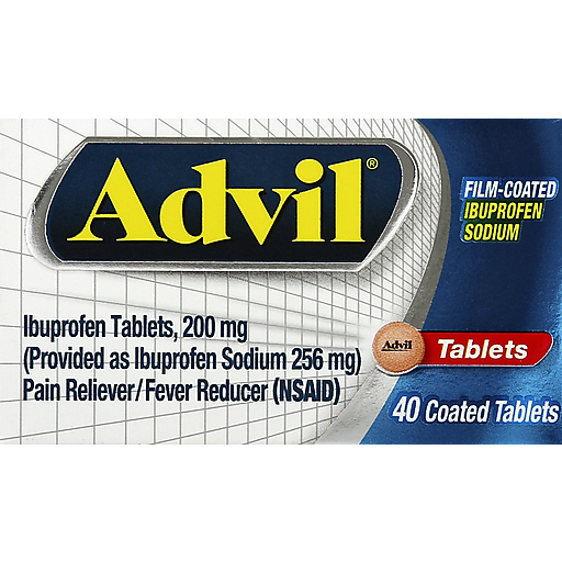 Advil Film-Coated Ibuprofen 200 Mg Pain Reliever Tablets