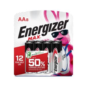 Energizer Max AA 4 Pack Alkaline Batteries