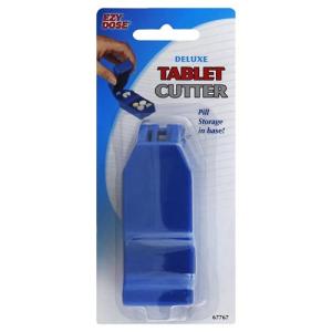 Ezy Dose Deluxe Tablet Cutter And Pill 3 Storage Compartments