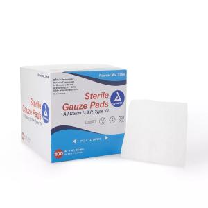 Dynarex Sterile Gauze Pads, 4" X 4", 12 Ply 100 Pads