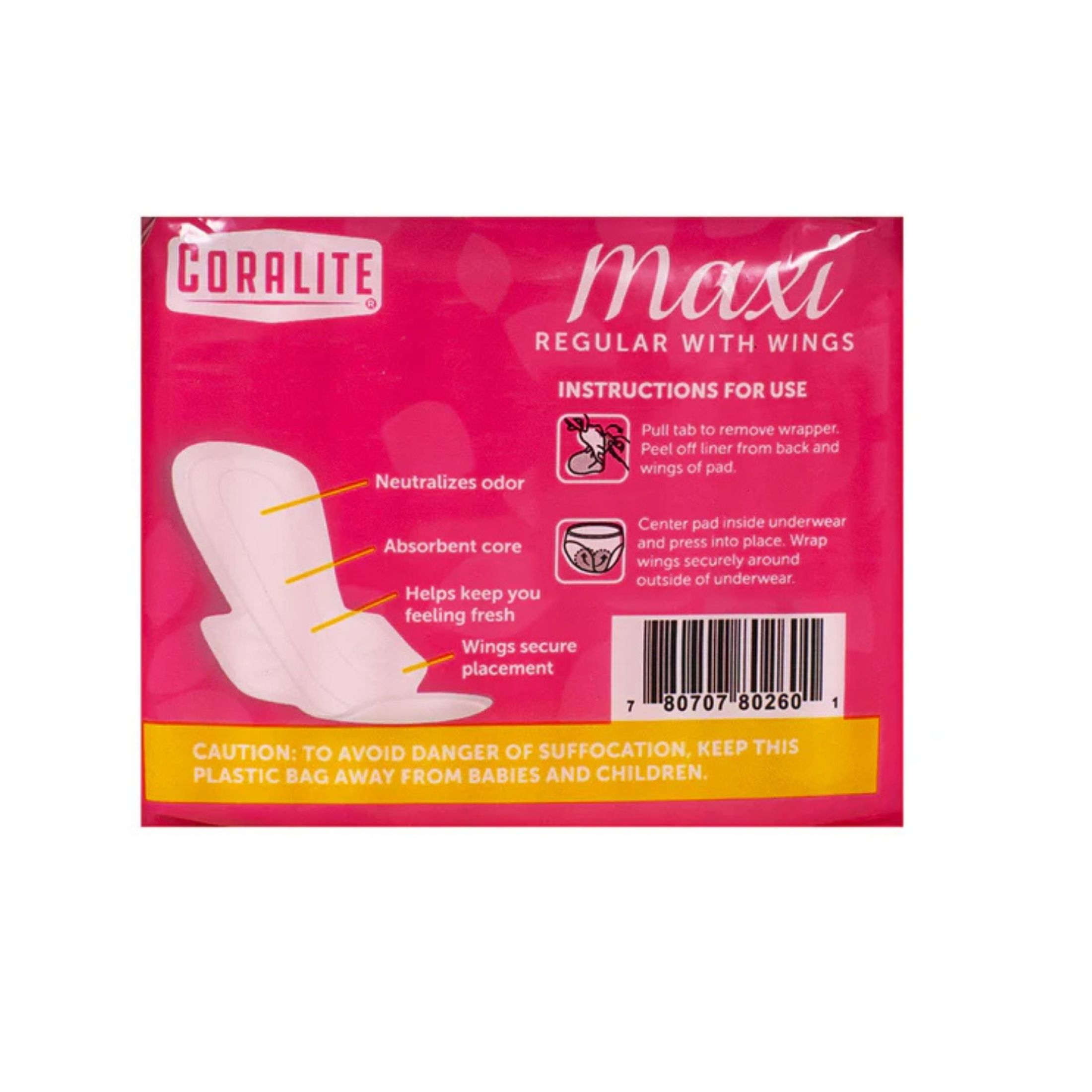 Coralite Cor Maxi Pads Regula