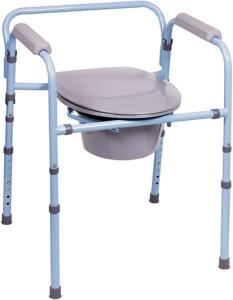 Carex Deluxe Folding Commode