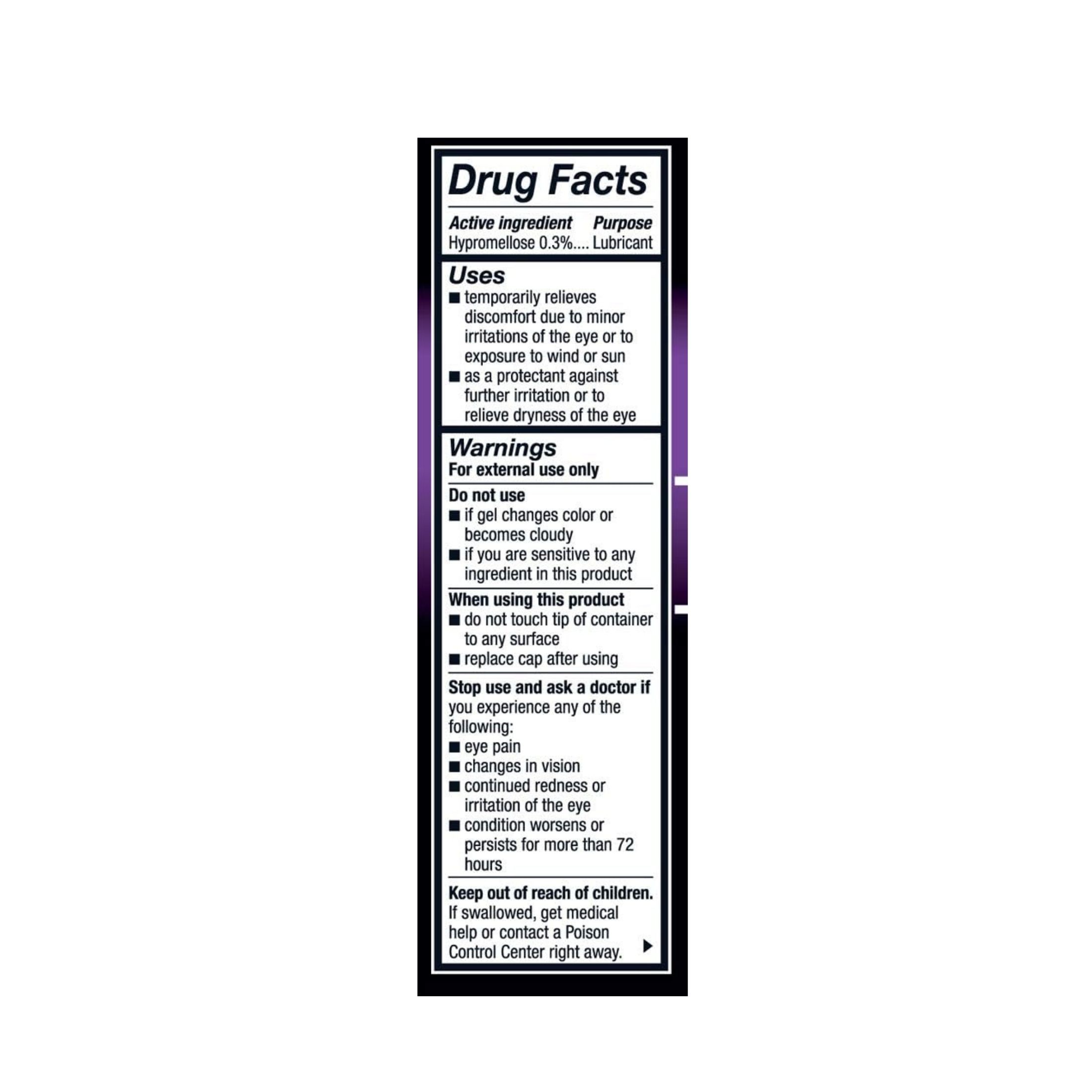 Genteal Tears Severe Lubricant Eye Gel Relief - 0.34 Oz
