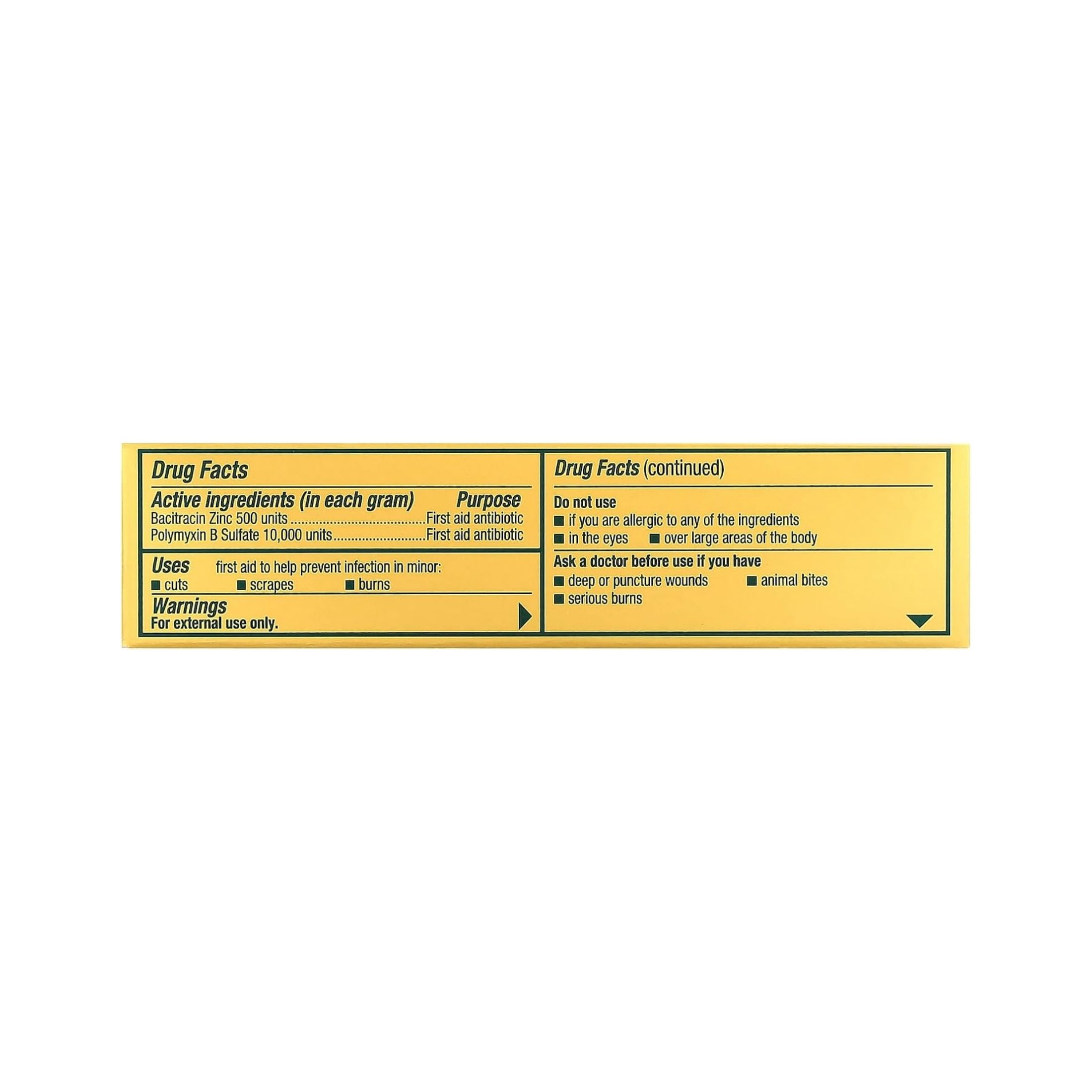 Neosporin Simply Formula 3-Ingredient First Aid Antibiotic Ointment, Bacitracin 0.5 Oz