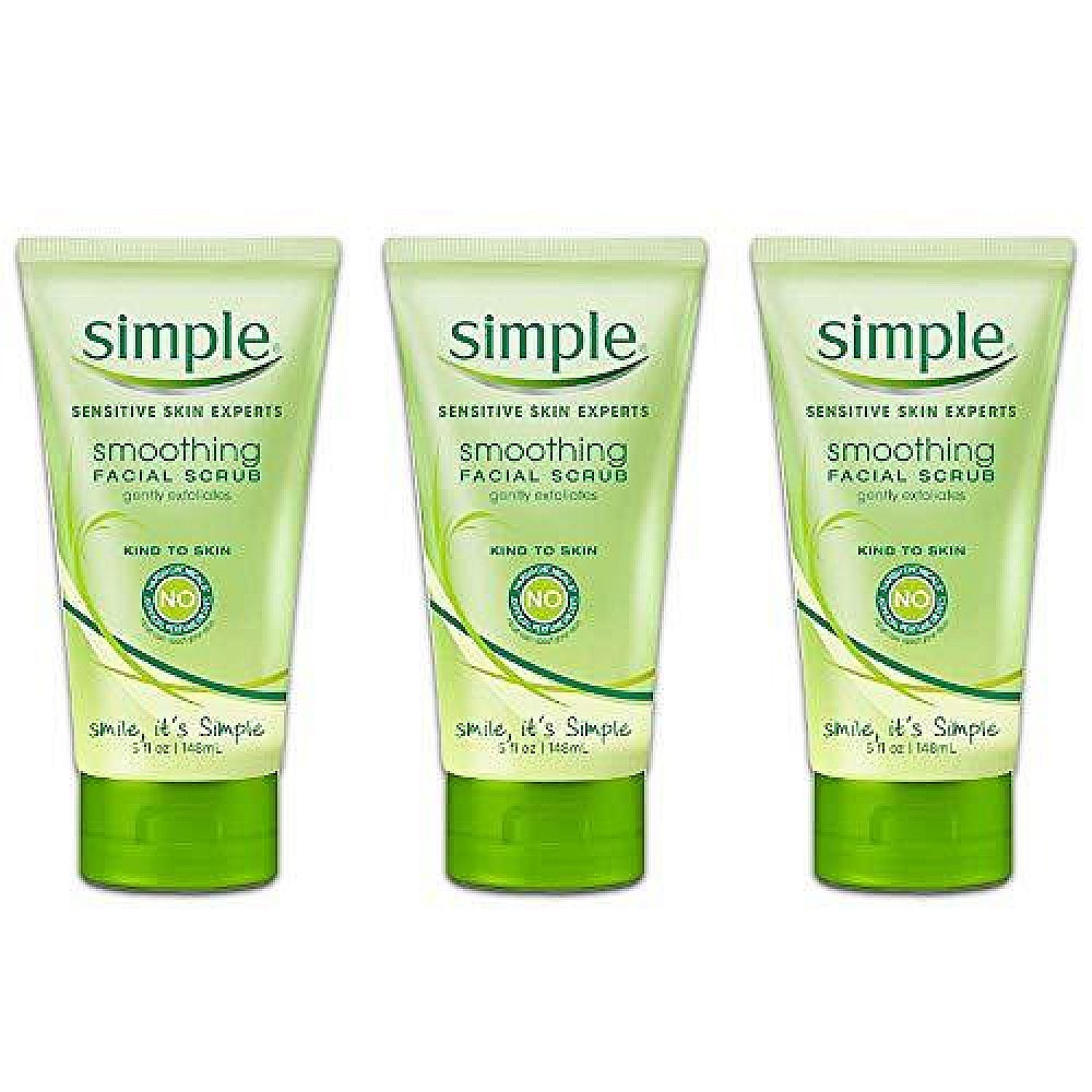 Simple Kind To Skin Facial Scrub Smoothing, 5 Oz