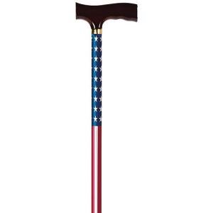 Carex Designer Derby Cane - Color: U.S Flag