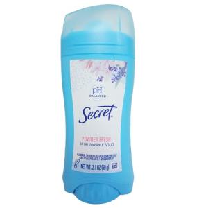 Secret Invisible Solid Antiperspirant And Deodorant, Powder Fresh, 2.1 Ounce