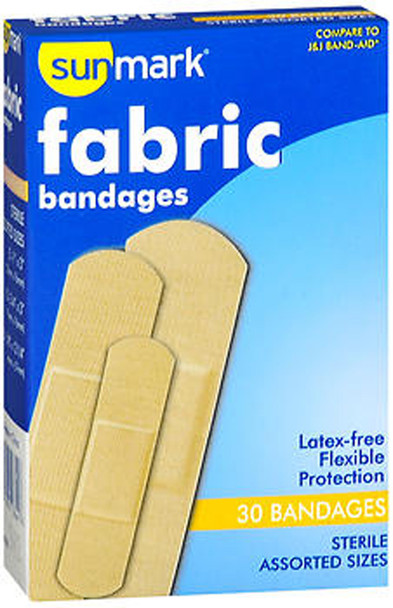 Sunmark Fabric Bandages Assorted Sizes