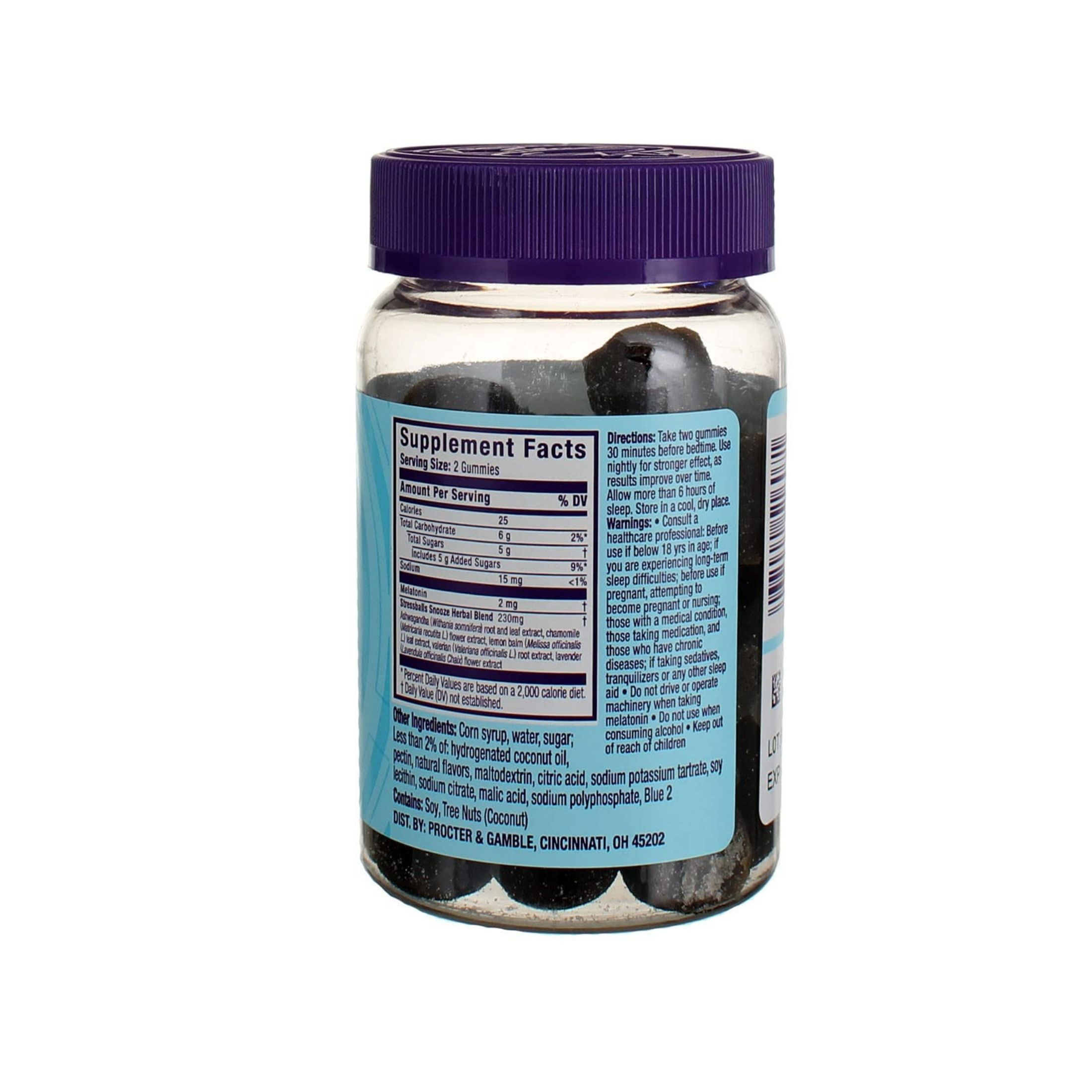 Stressballs De Stress & Snooze Supplement Gummies