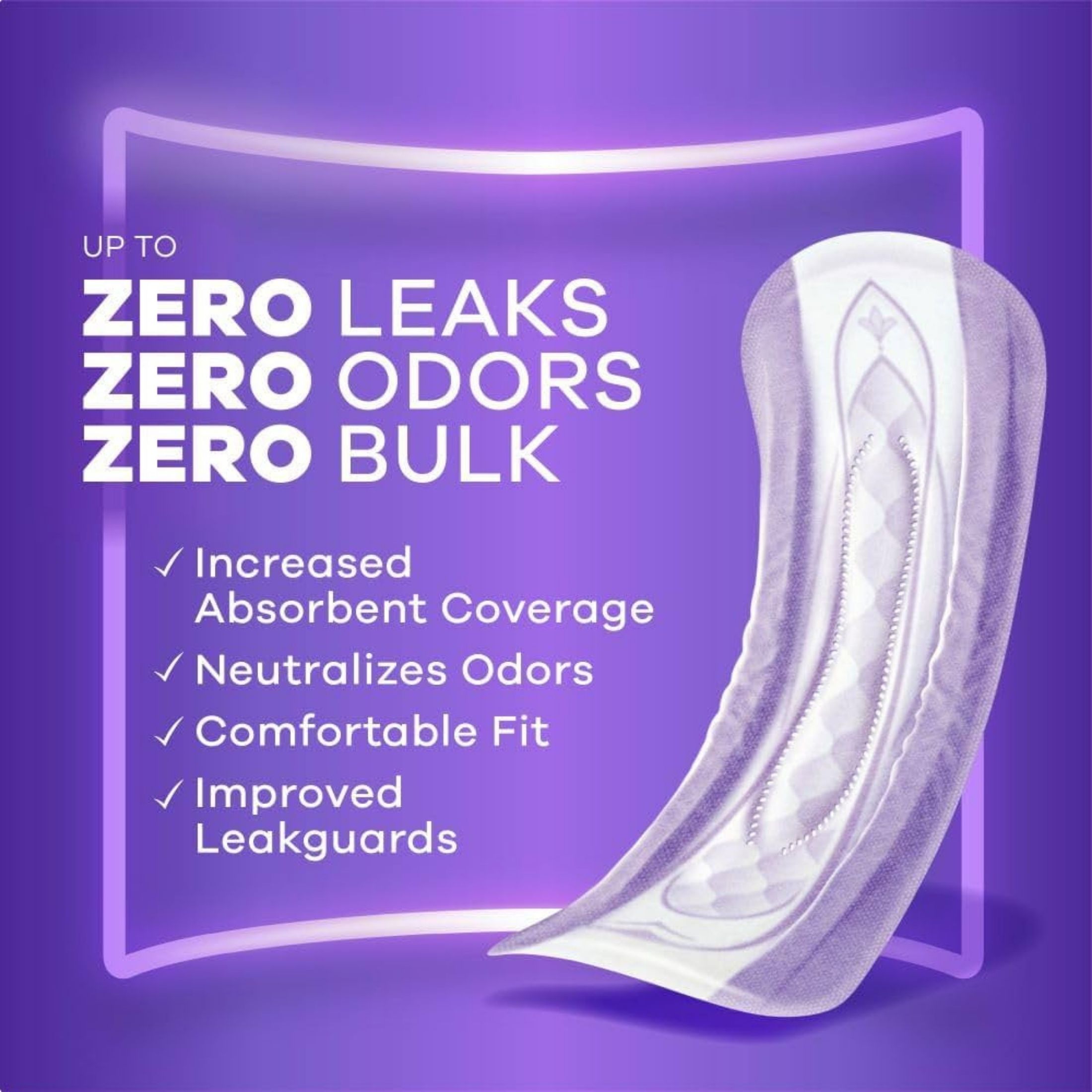 Always Discreet Pads, Extra Heavy Absorbency, Long Length