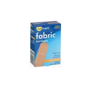 Sunmark Fabric Bandages, All One Size