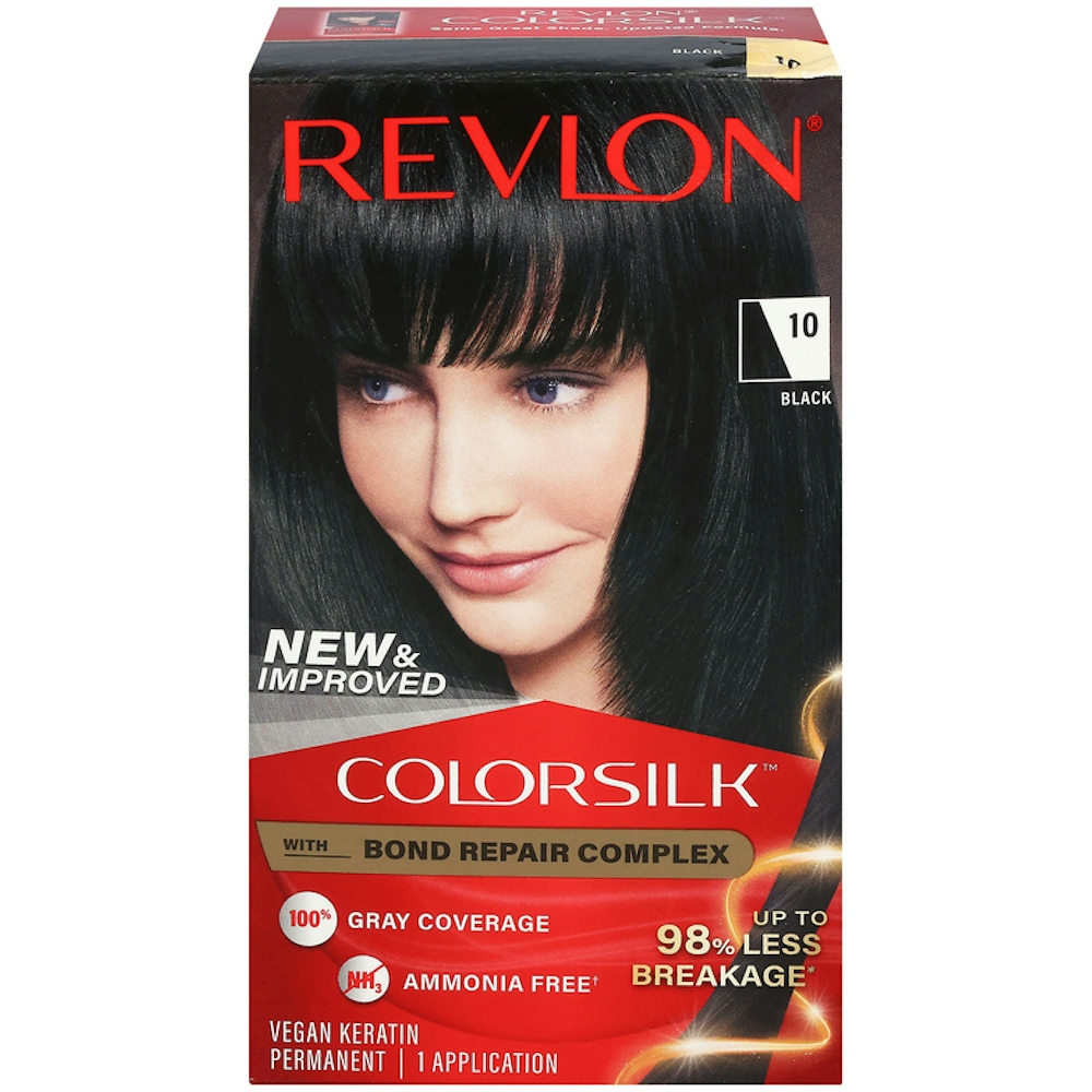 Revlon Beautiful Color Permanent Hair Color, 010 Black, 1