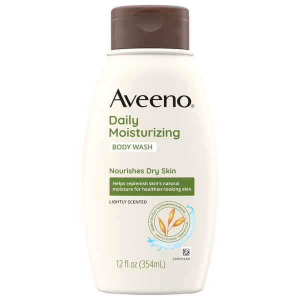 Aveeno Body Wash, Lightly Scented, Daily Moisturizing 12 Fl Oz